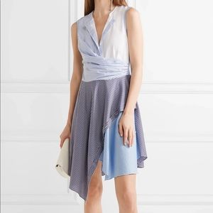 Opening Ceremony Cody Asymmetric striped dress